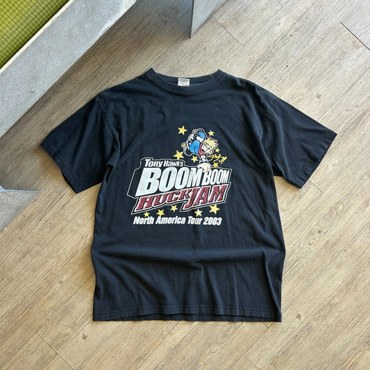 VINTAGE Y2k | Tony Hawk's Boom Boom Huck Jam 2003 Tour Skate T-Shirt sz L