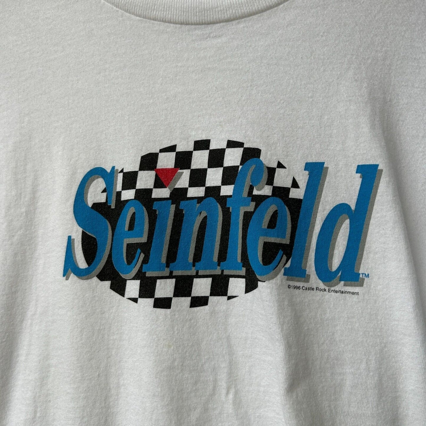 VINTAGE 90s | Seinfeld T.V Show Logo T-Shirt sz M