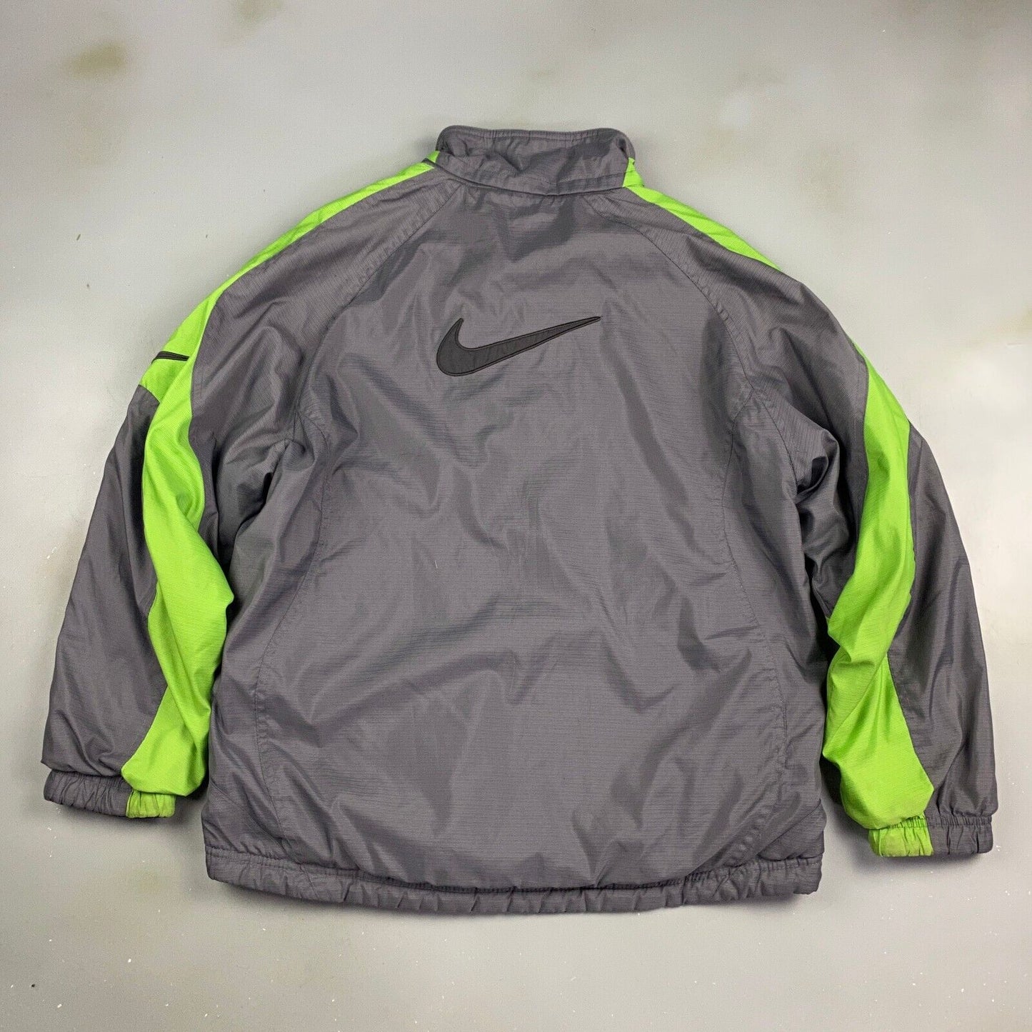 VINTAGE NIKE Y2K Reversible Fleece Jacket sz Small Adult / Youth L 14-16