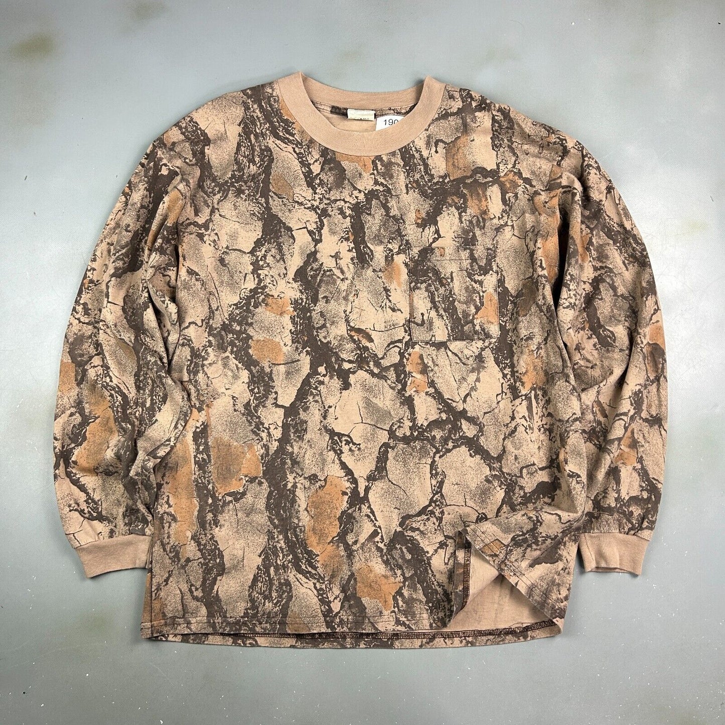 VINTAGE 90s | Liberty Desert Stone Camo Long Sleeve T-Shirt sz XL Adult
