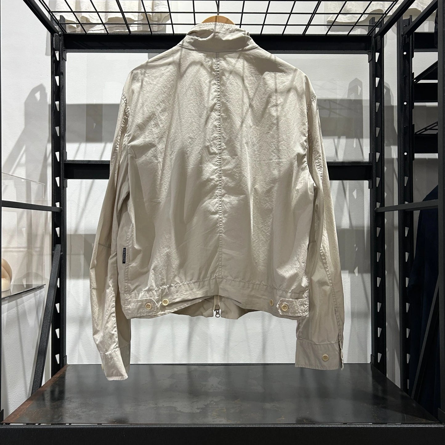 VINTAGE | VALENTINO Jeans Cream Blouson Light Jacket sz L 54