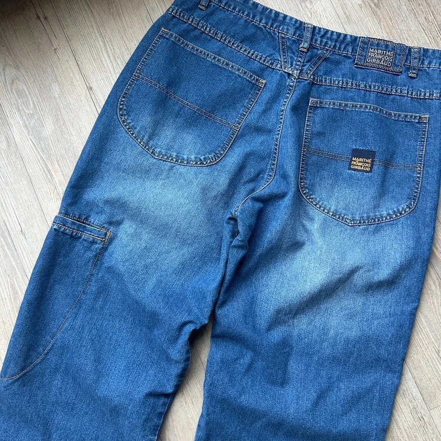 VINTAGE | Marithe Francois Girbaud Y2K Baggy Denim Pants sz W36 L32