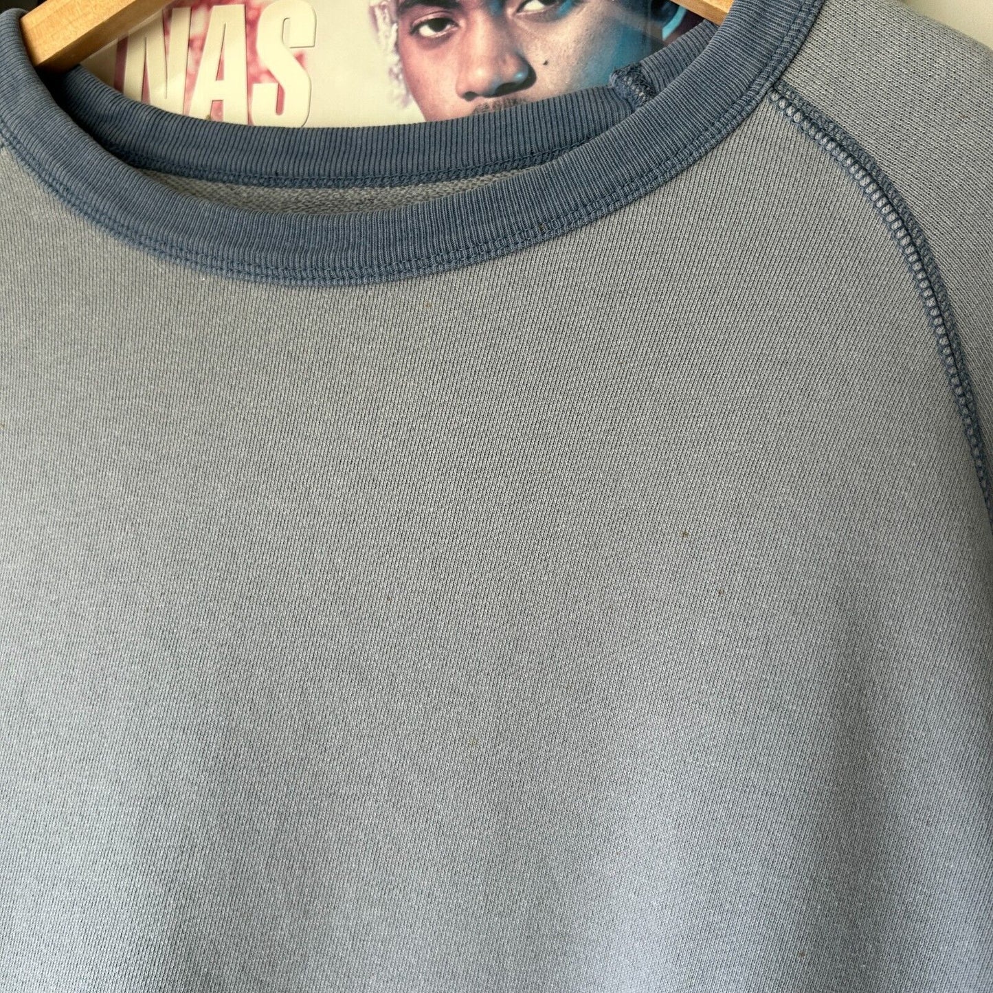 VINTAGE | Gap Blank Blue Crewneck Sweater sz XL