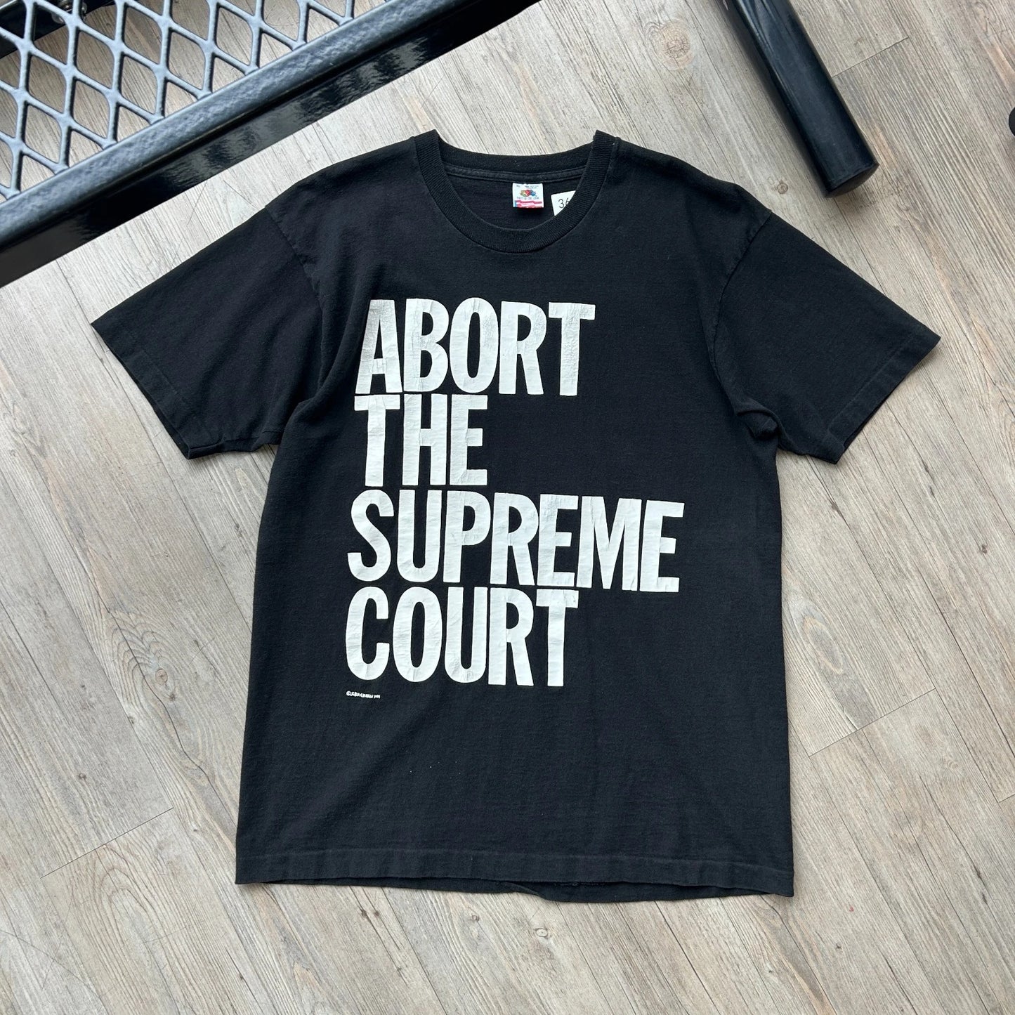 VINTAGE 90s | Abort The Supreme Court Declaration Of Independence T-Shirt sz XL
