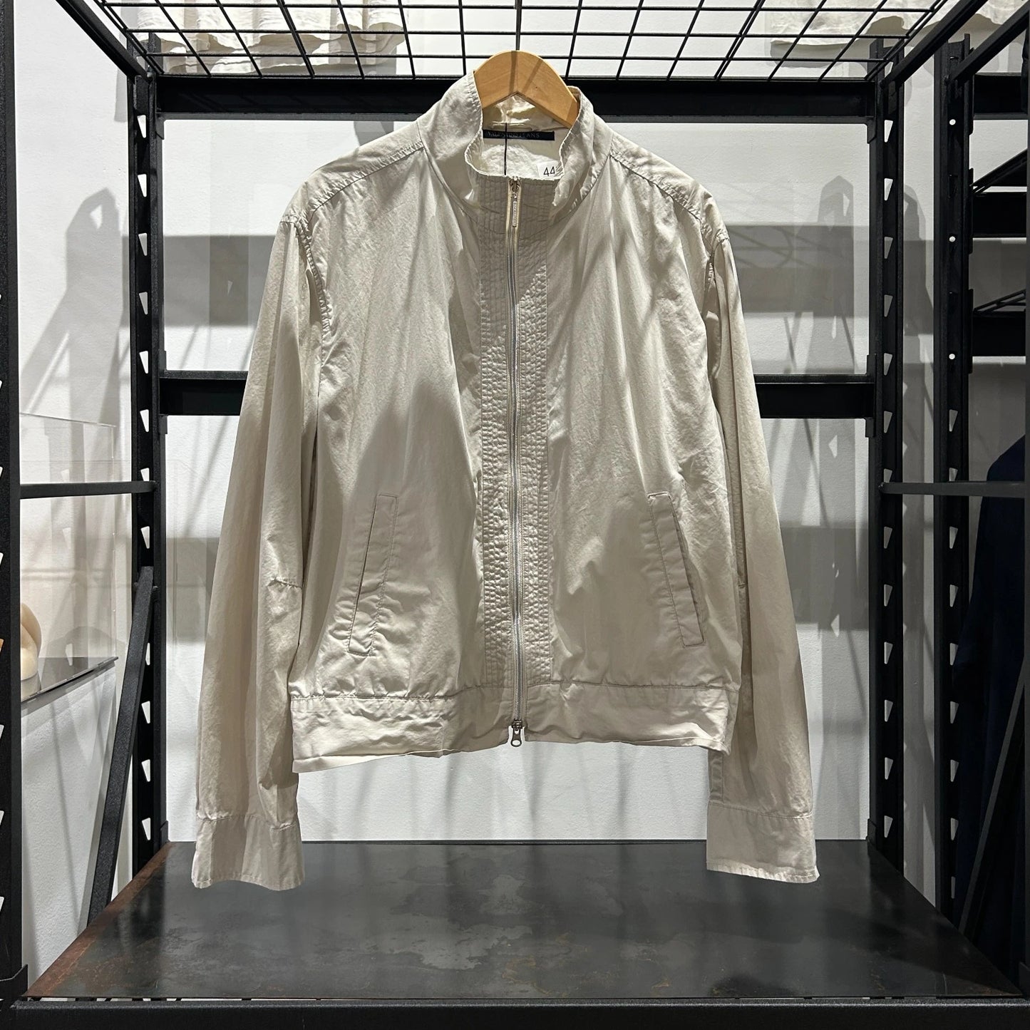 VINTAGE | VALENTINO Jeans Cream Blouson Light Jacket sz L 54