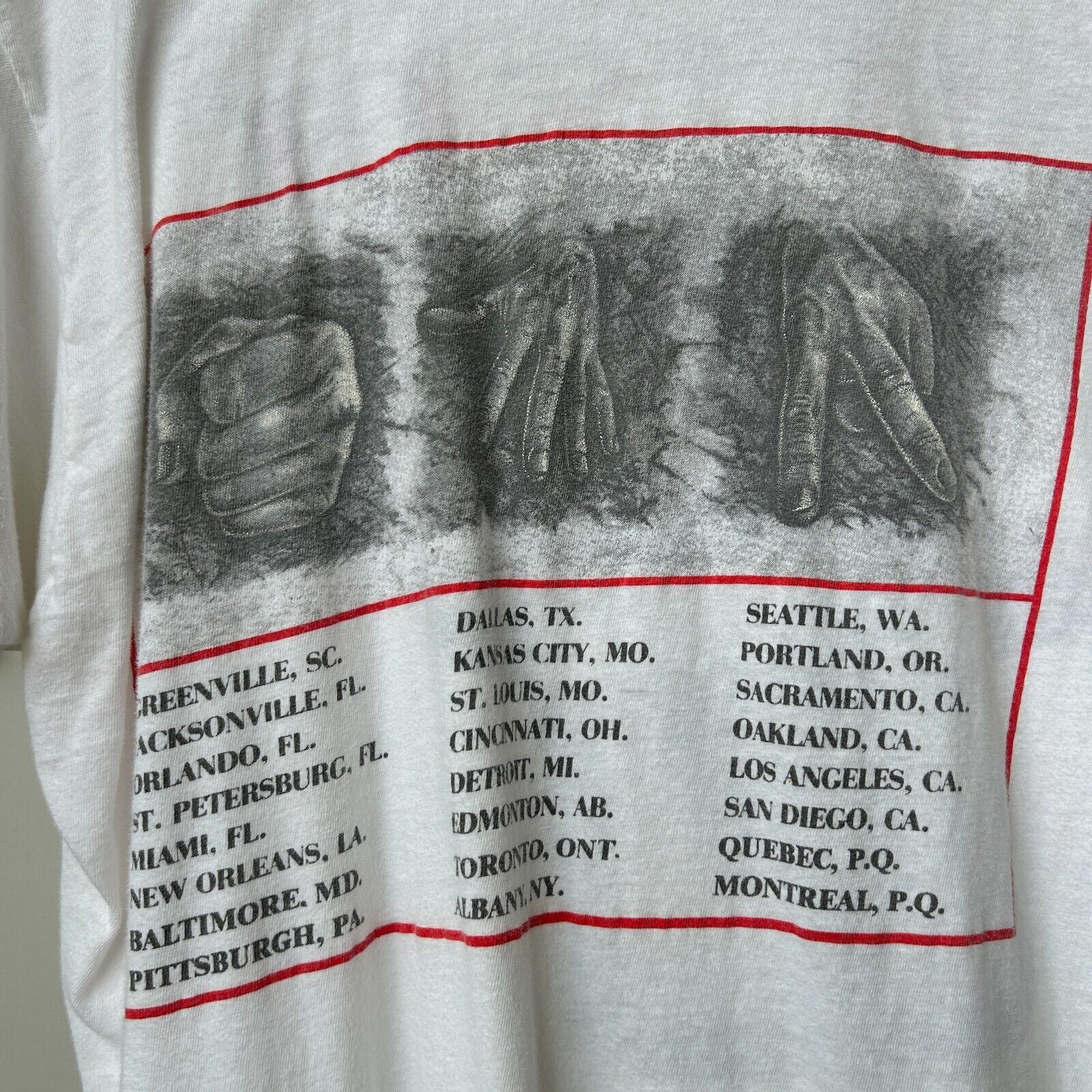 VINTAGE 90s | RUSH Presto Tour Band T-Shirt sz XL – Waybach