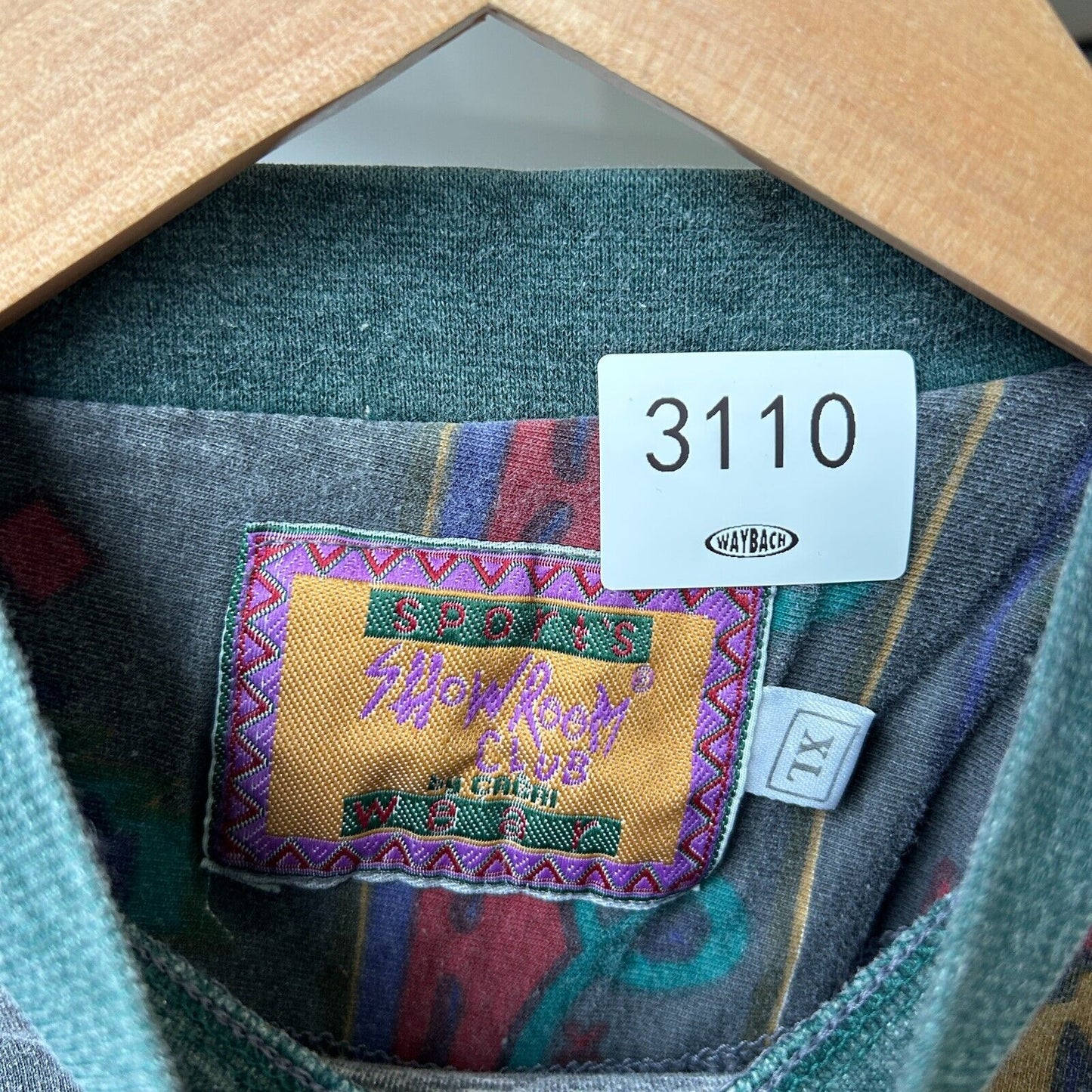 VINTAGE 90s | Tribal Aztec All Over Print Crew Sweater sz L