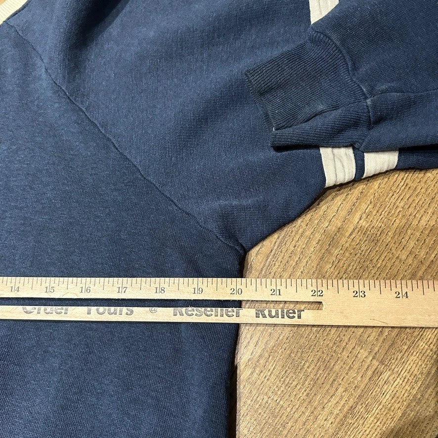 VINTAGE 70s | Blank Athletic Faded Raglan Crewneck Sweater sz S/M