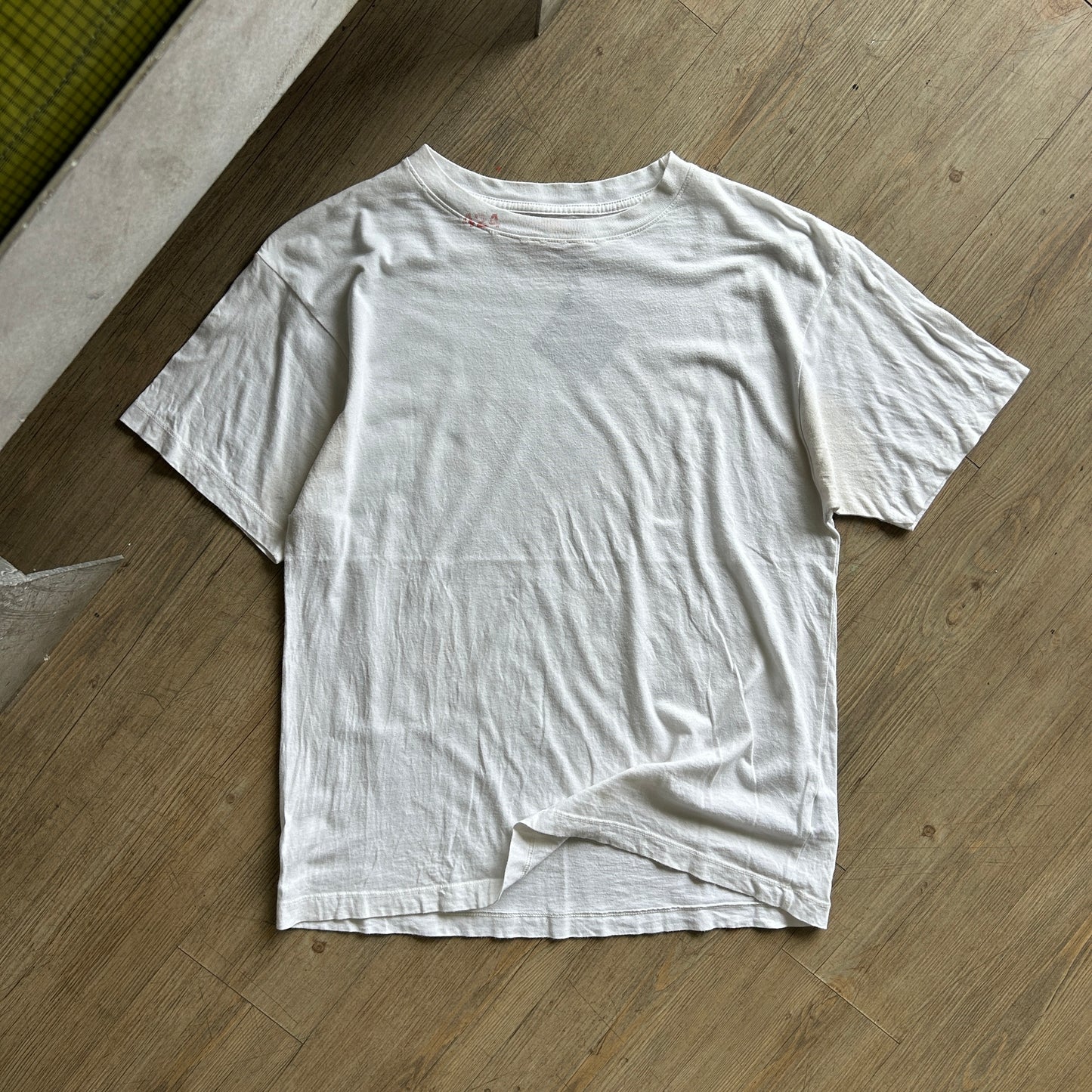 424 | Stamped Logo White T-Shirt sz L