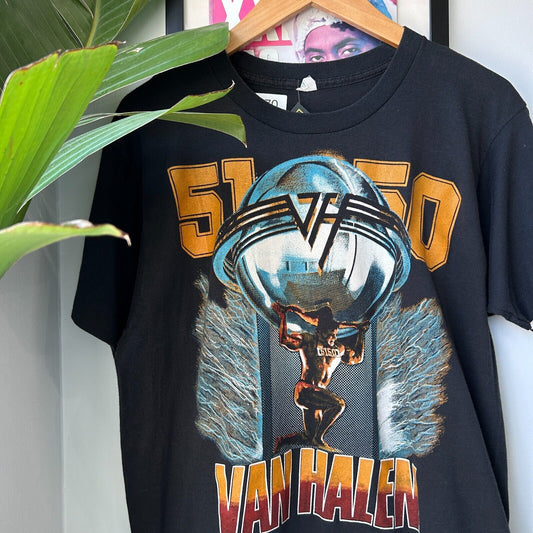 VINTAGE 80s | Van Halen 5150 Tour Band T-Shirt sz XL