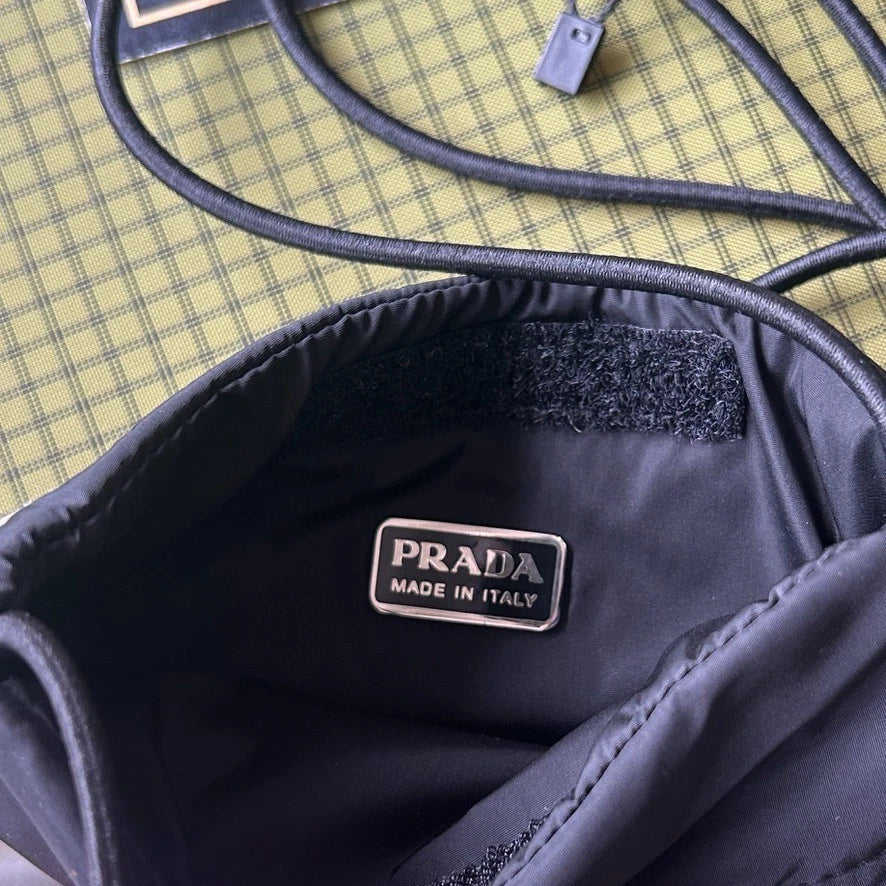 1999 PRADA SPORT | Linea Rossa Nylon Pouch Side Bag