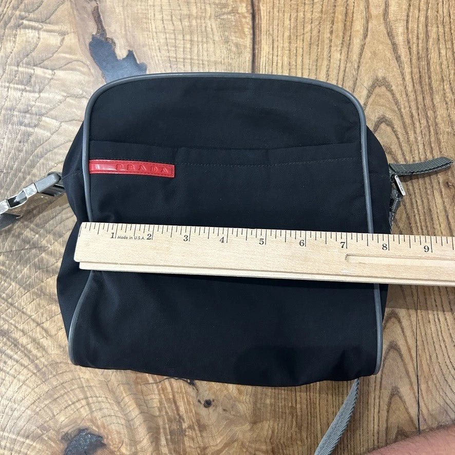 PRADA SPORT 90s - 00s | Linea Rossa Borsa Viaggio Nylon Messanger Side Bag