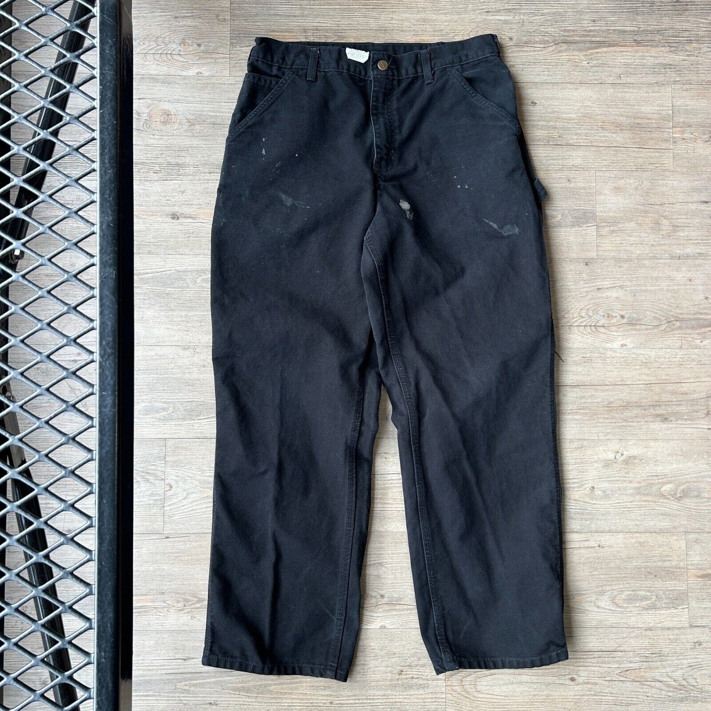 VINTAGE | Carhartt Faded Black Workwear Pants sz W32 L30