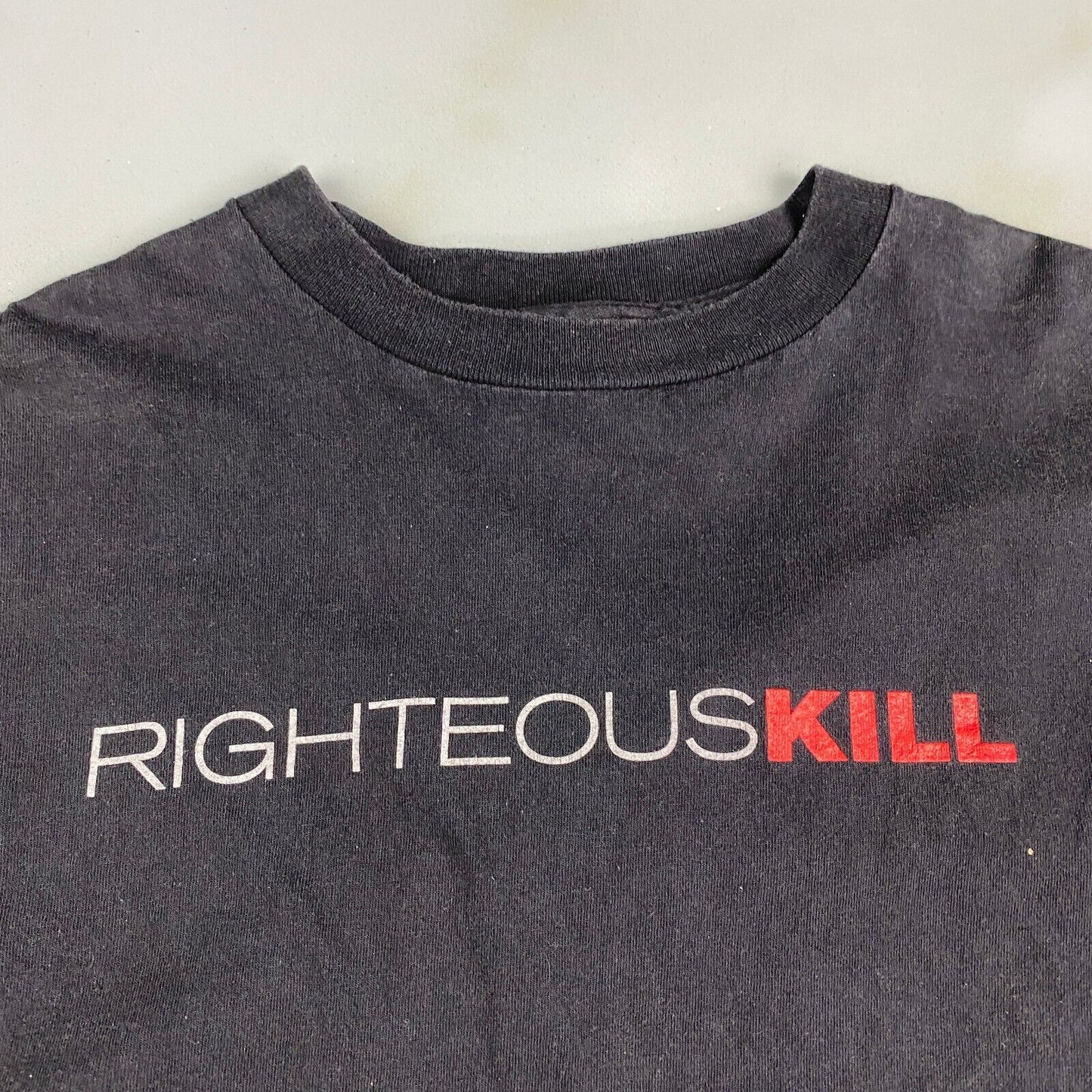 Vintage Righteous Kill Black T-Shirt sz Large Men Adult