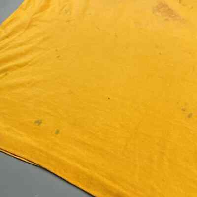 VINTAGE 90s Hunters Make Better Lovers Faded Yellow T-Shirt sz XL Men Adult