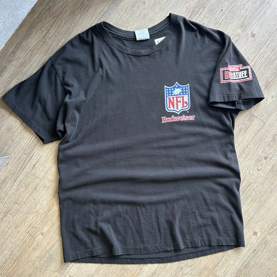 VINTAGE 1994 | NFL Super Bowl Football Budweiser T-Shirt sz L/XL
