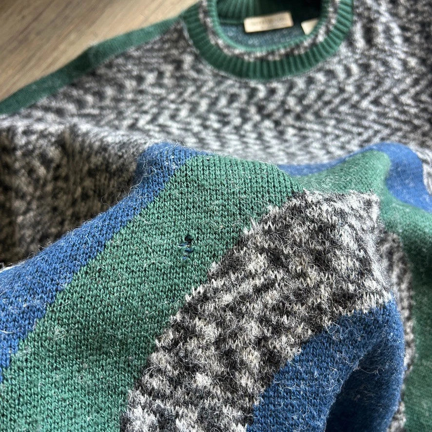 Gianni VERSACE 1980s | Vintage Wool Knit Sweater sz 48 L
