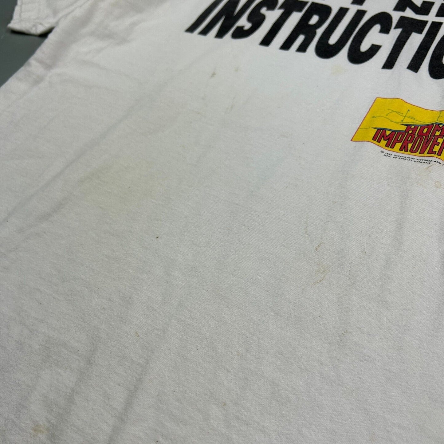 VINTAGE 1995 | Real Men Dont Need Instructions Home Improvement T-Shirt sz XL