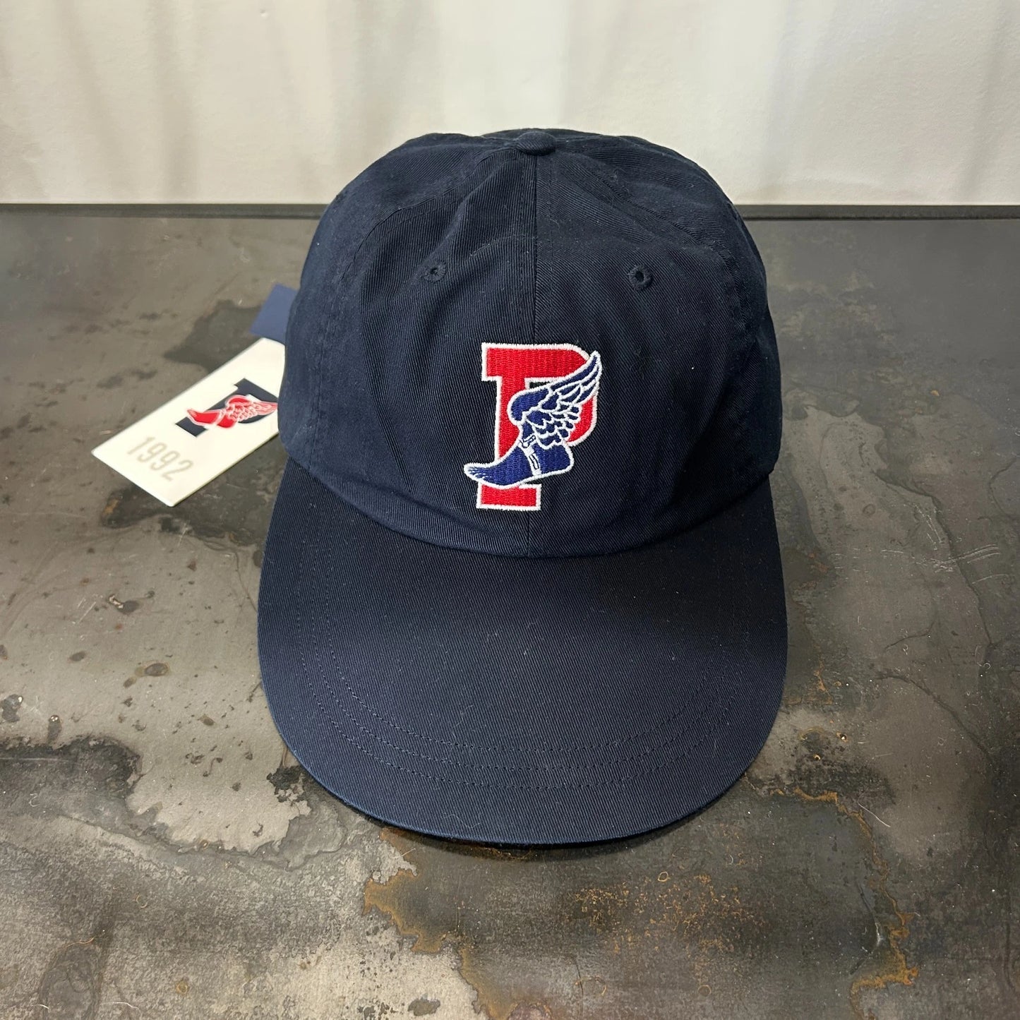 Polo by Ralph Lauren | P-Wing Stadium 90s Long Bill Cap Hat sz M NWT