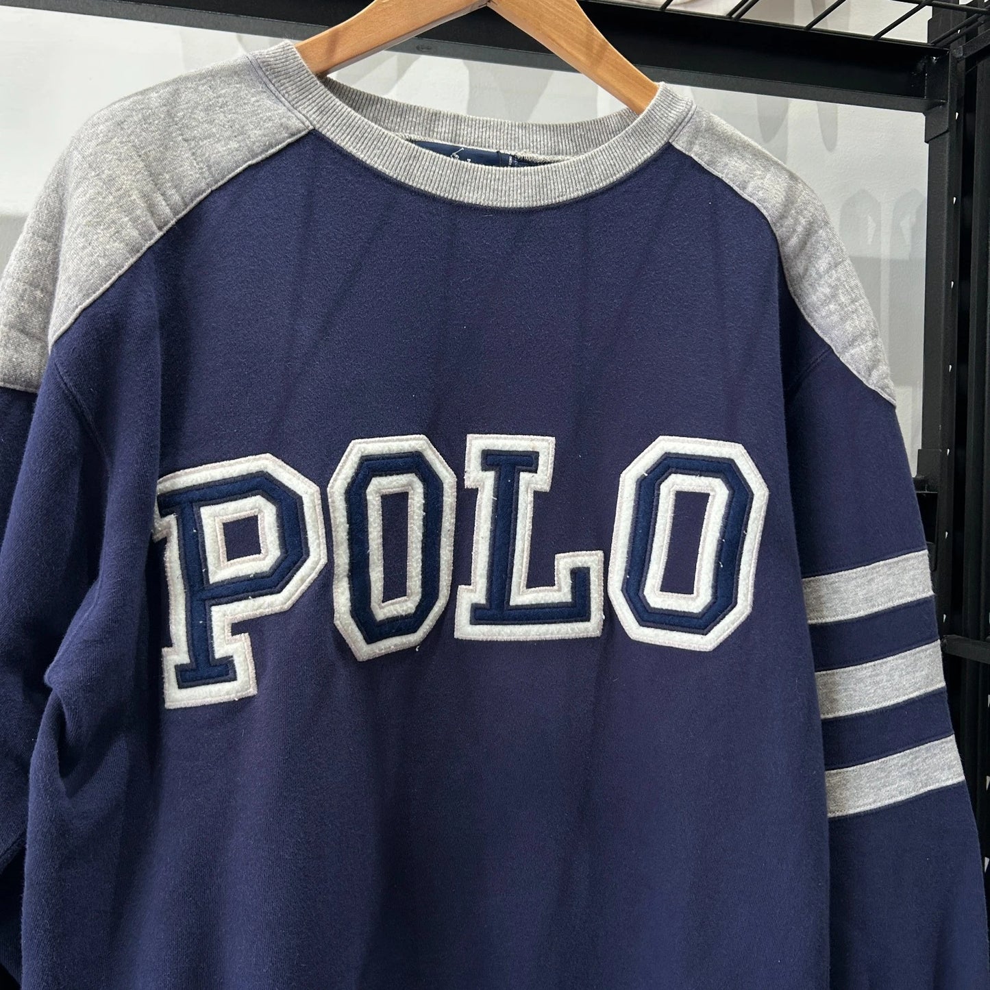 VINTAGE 90s | POLO By Ralph Lauren Joe Pesci Crewneck Sweater sz M