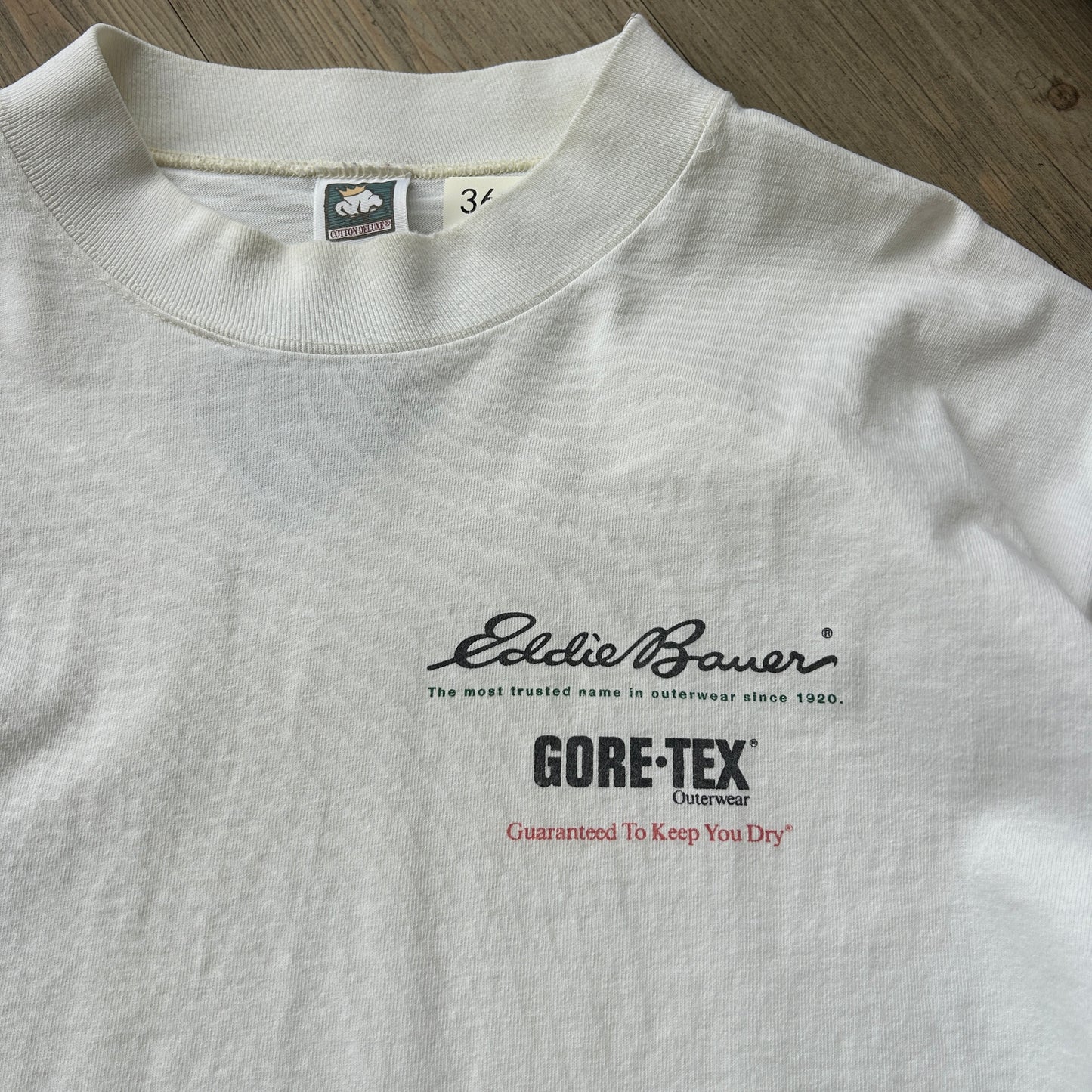VINTAGE 90s | Gore-Tex x Eddie Bauer Robert Creeley Long Sleeve Shirt XL