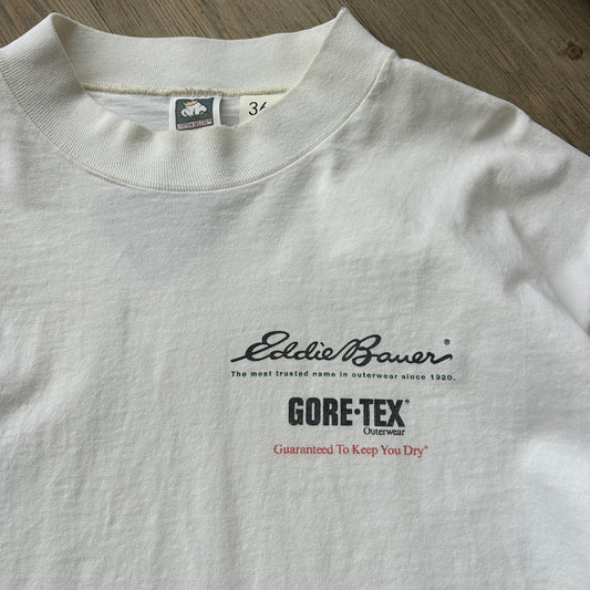 VINTAGE 90s | Gore-Tex x Eddie Bauer Robert Creeley Long Sleeve Shirt XL