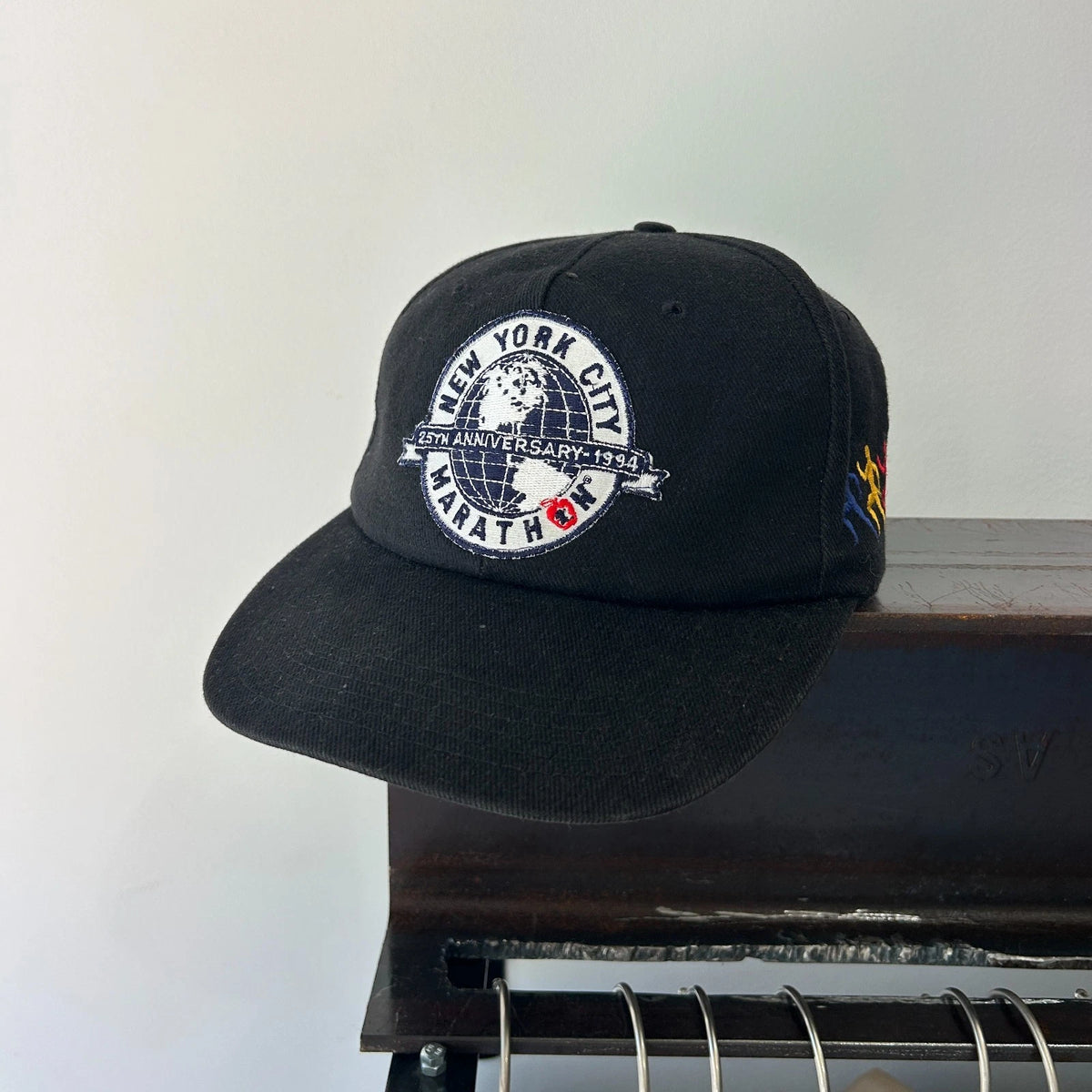 VINTAGE 1994 | NYC Marathon Running Snapback Hat sz OS