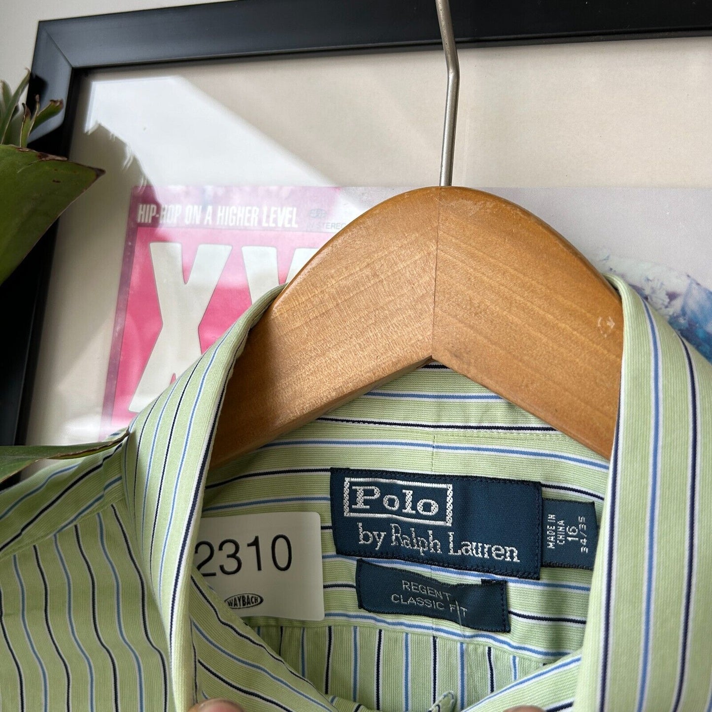 VINTAGE | POLO Ralph Lauren Striped Classic Fit Button Down Shirt sz L Adult