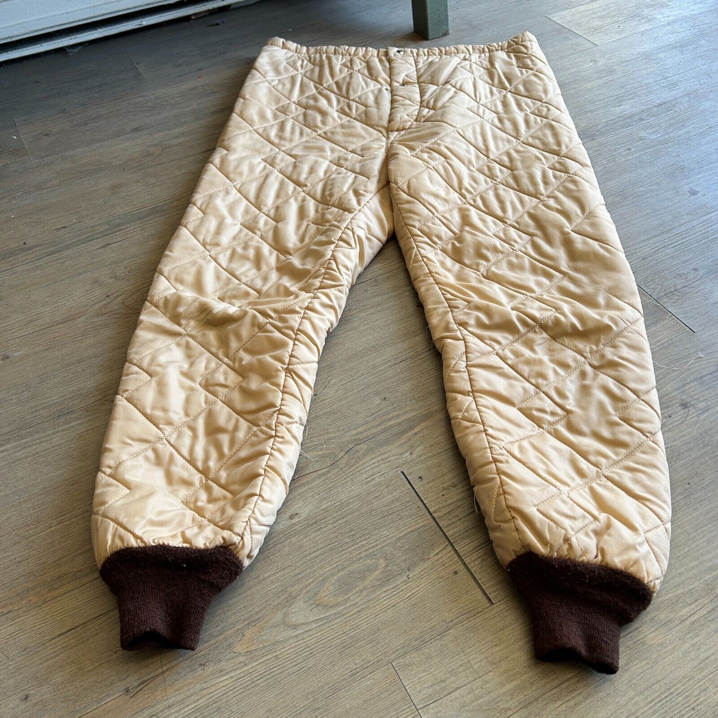 VINTAGE 70s 80s | Military Quilted Liner Pants W38 L30