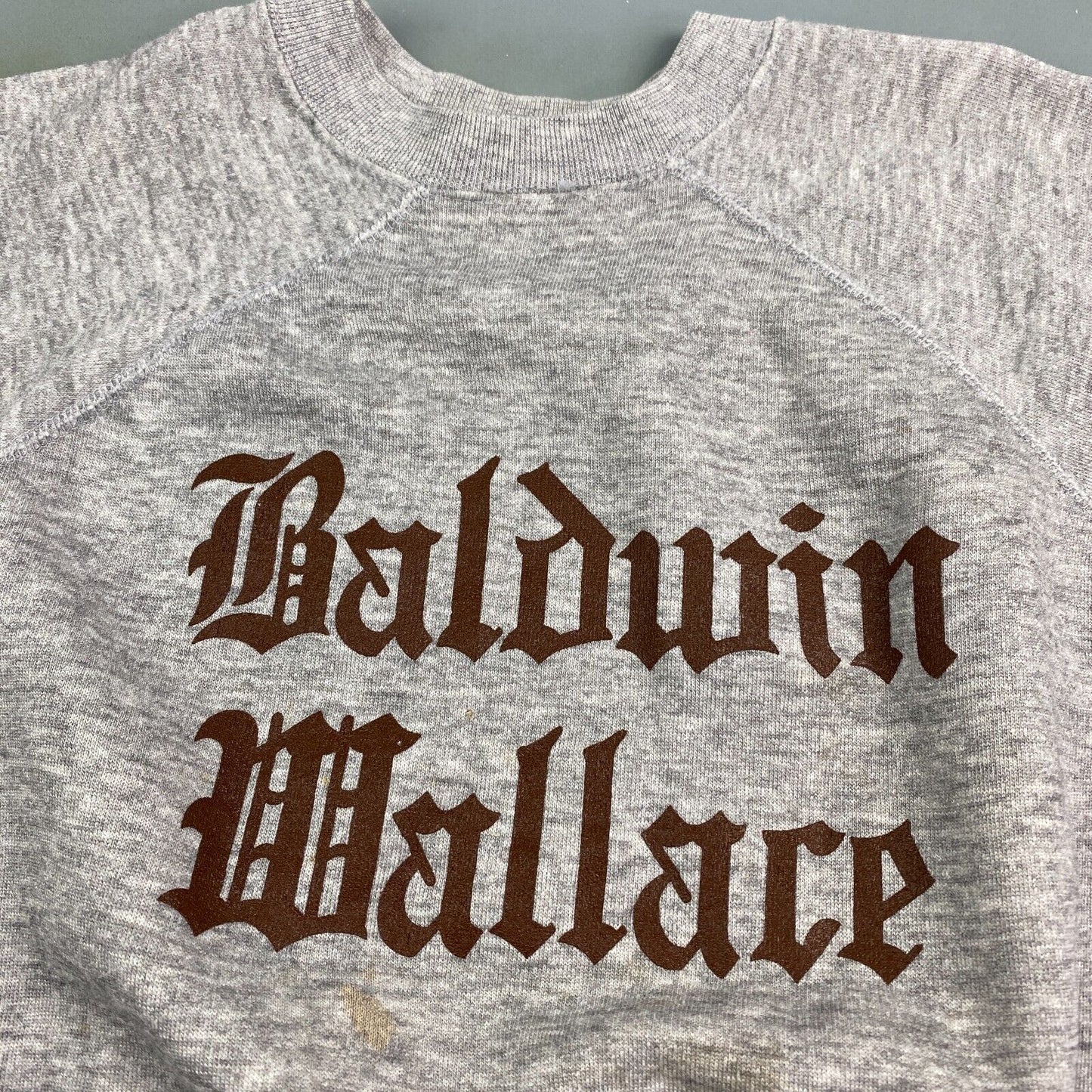 VINTAGE 80s Baldwin Wallace Collegiate Crewneck Sweater sz Medium Men