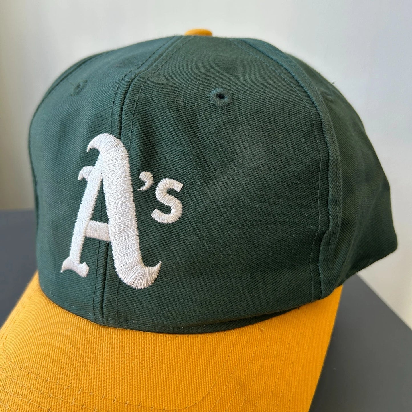 VINTAGE 90s | Oakland A's Athletics Logo Athletic MLB Snapback Hat sz OS