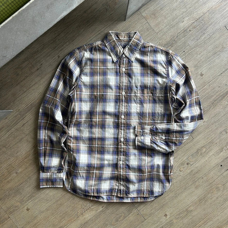 Comme Des Garcons Homme | 2012 Plaid Cotton Button Down Shirt fits S/M