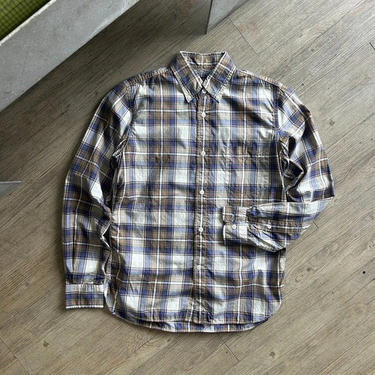 Comme Des Garcons Homme | 2012 Plaid Cotton Button Down Shirt fits S/M