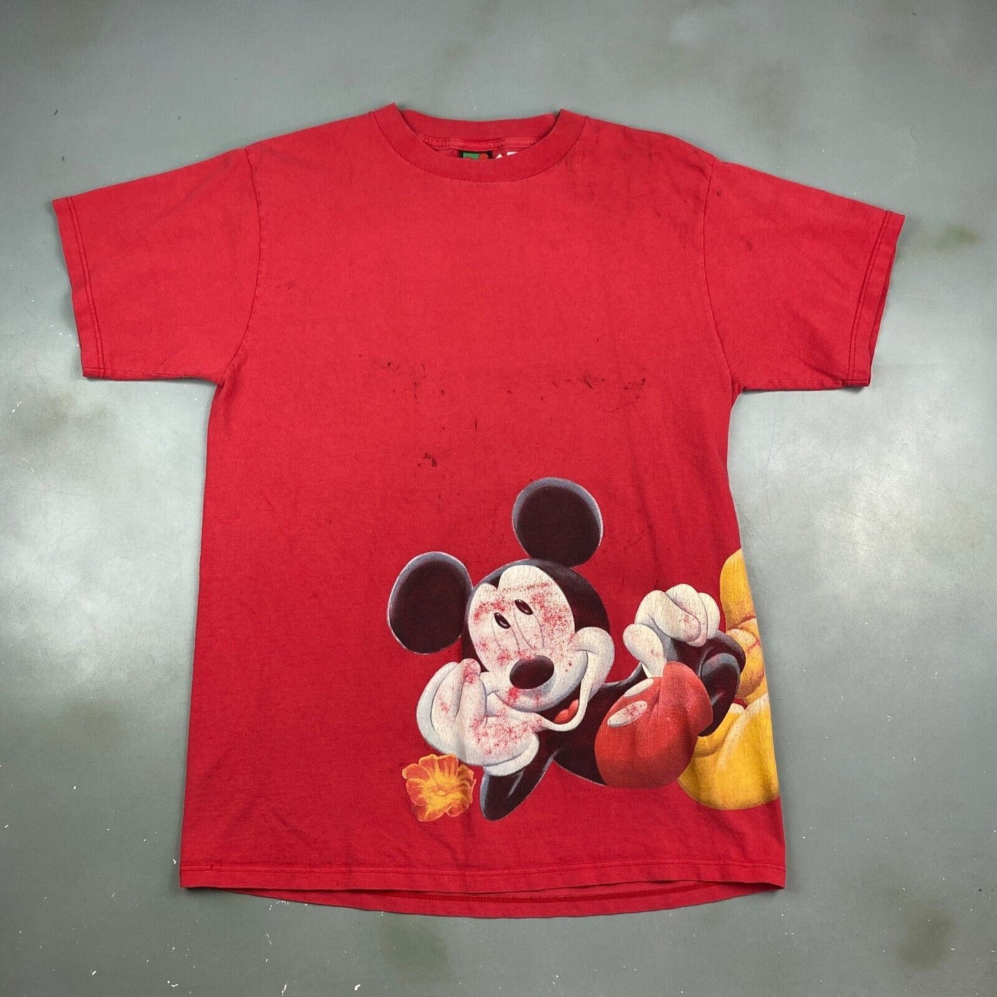 VINTAGE 90s Mickey Mouse Cartoon Mickey Unlimited T-Shirt MadeinUSA sz Large Men