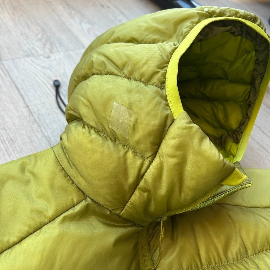 ARC'TERYX | Green Cerium LT Hoody Down Jacket sz L