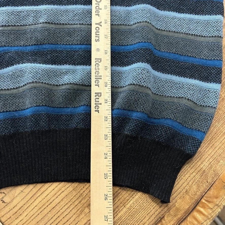 Giorgio ARMANI 1990s | Vintage Striped Knit Sweater sz 50 M