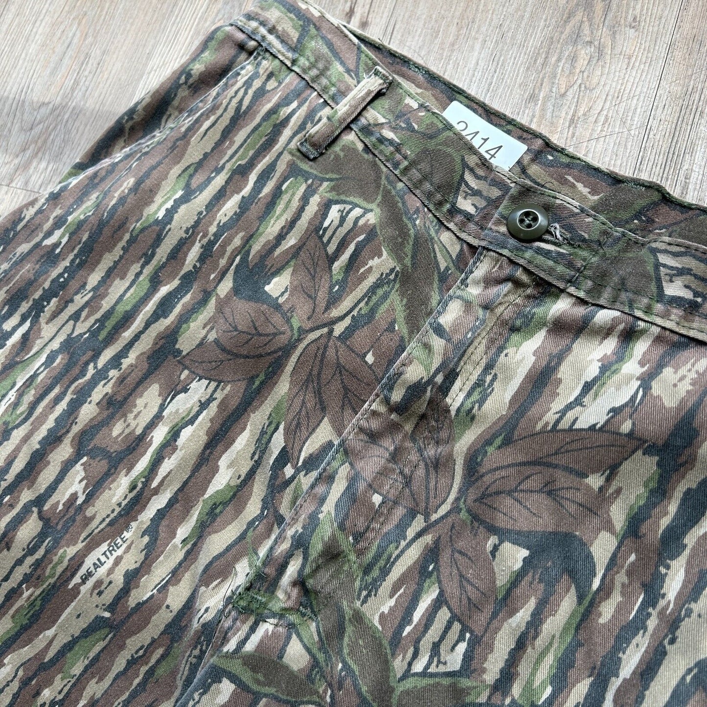 VINTAGE 90s | Spartan Real Tree Camo Made in USA Cargo Pants sz W36 L34