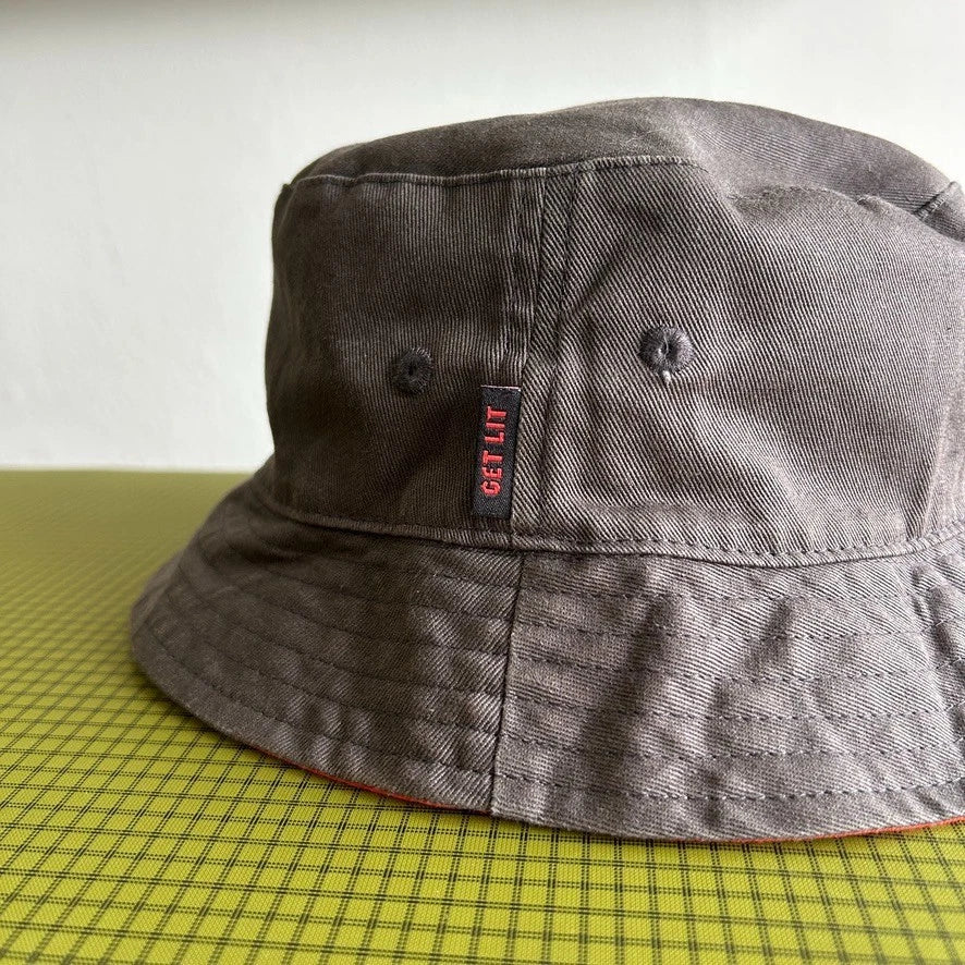VINTAGE | SPITFIRE Reversible Get Lit Bucket Hat sz OS