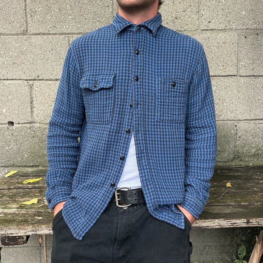 POLO Ralph Lauren | Plaid Double Sided Flannel Vintage Button Down Shirt sz M/L