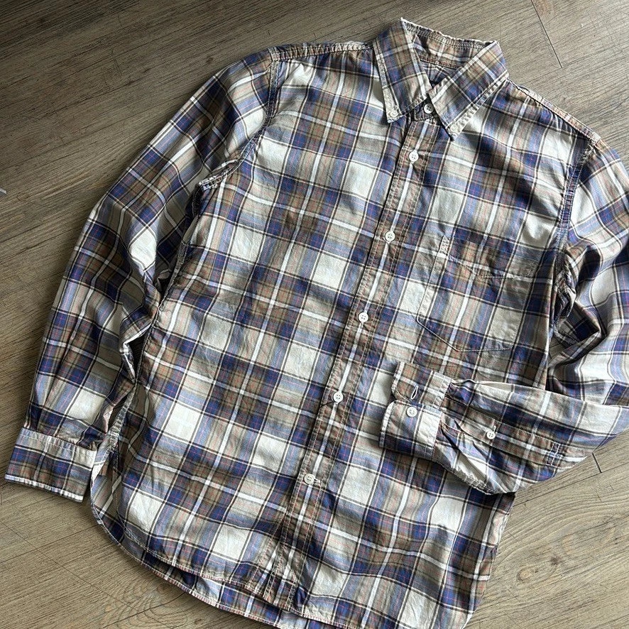 Comme Des Garcons Homme | 2012 Plaid Cotton Button Down Shirt fits S/M
