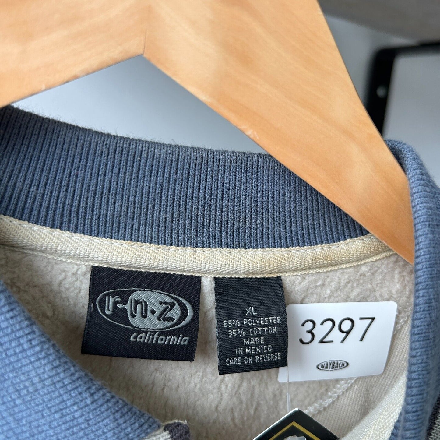 VINTAGE | RnZ California Fleece Button Down Shirt sz L/XL