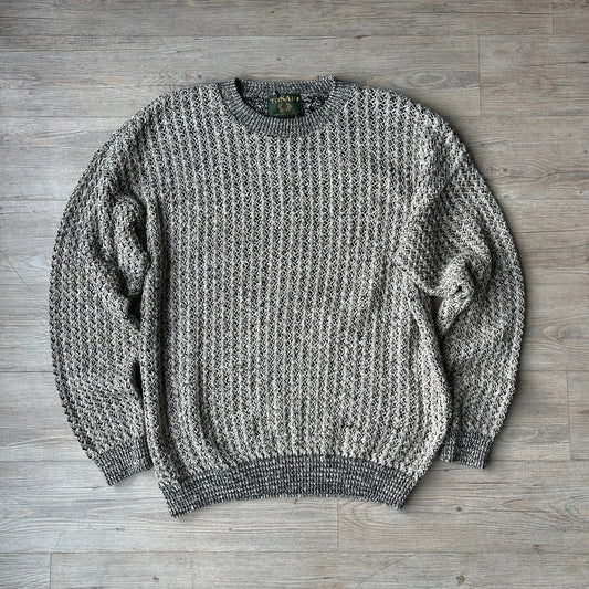 VINTAGE | Tosani Open Gauge Knit Sweater Made in Canada sz XL