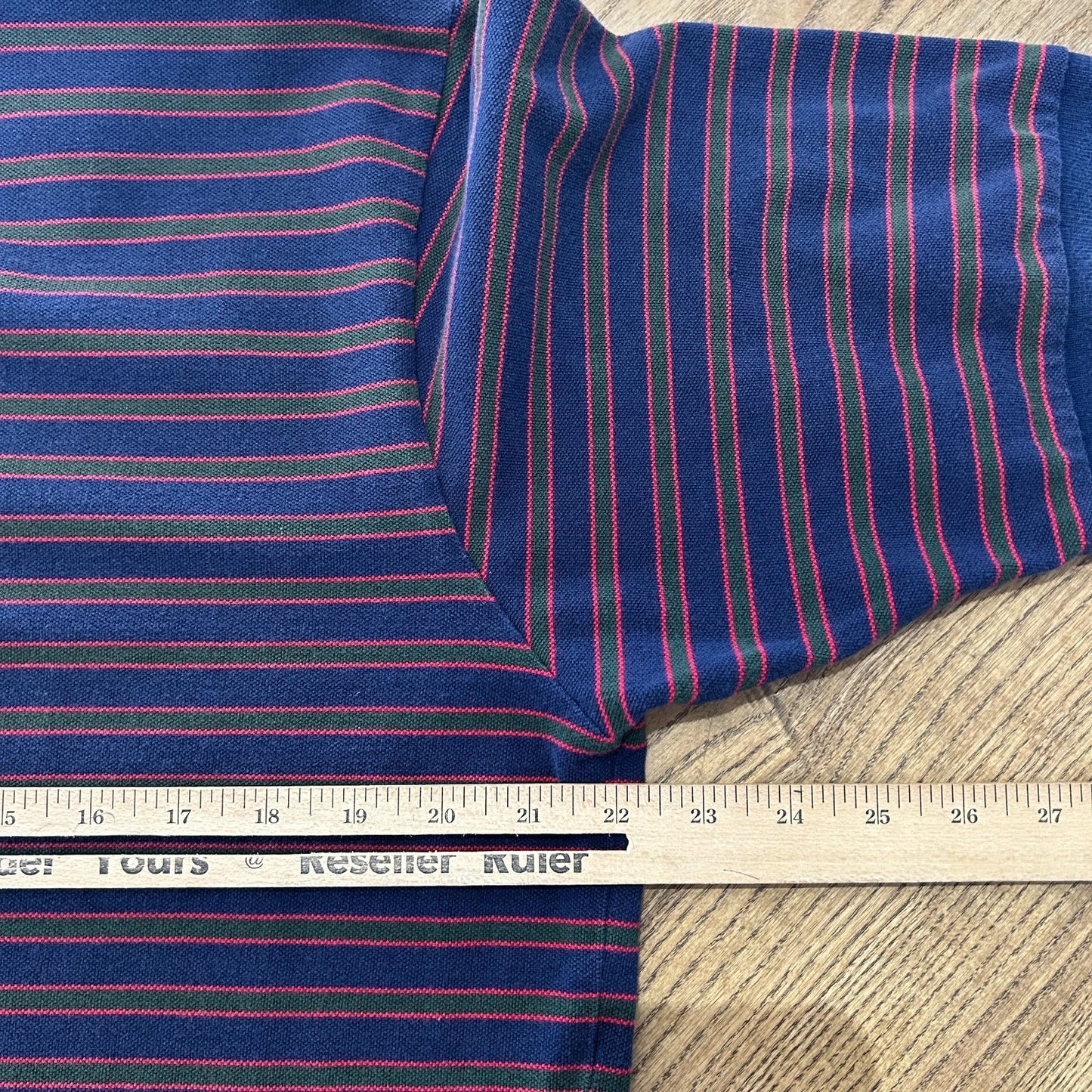 POLO GOLF | Ralph Lauren Striped Embroidered Horse Vintage Polo Shirt sz L