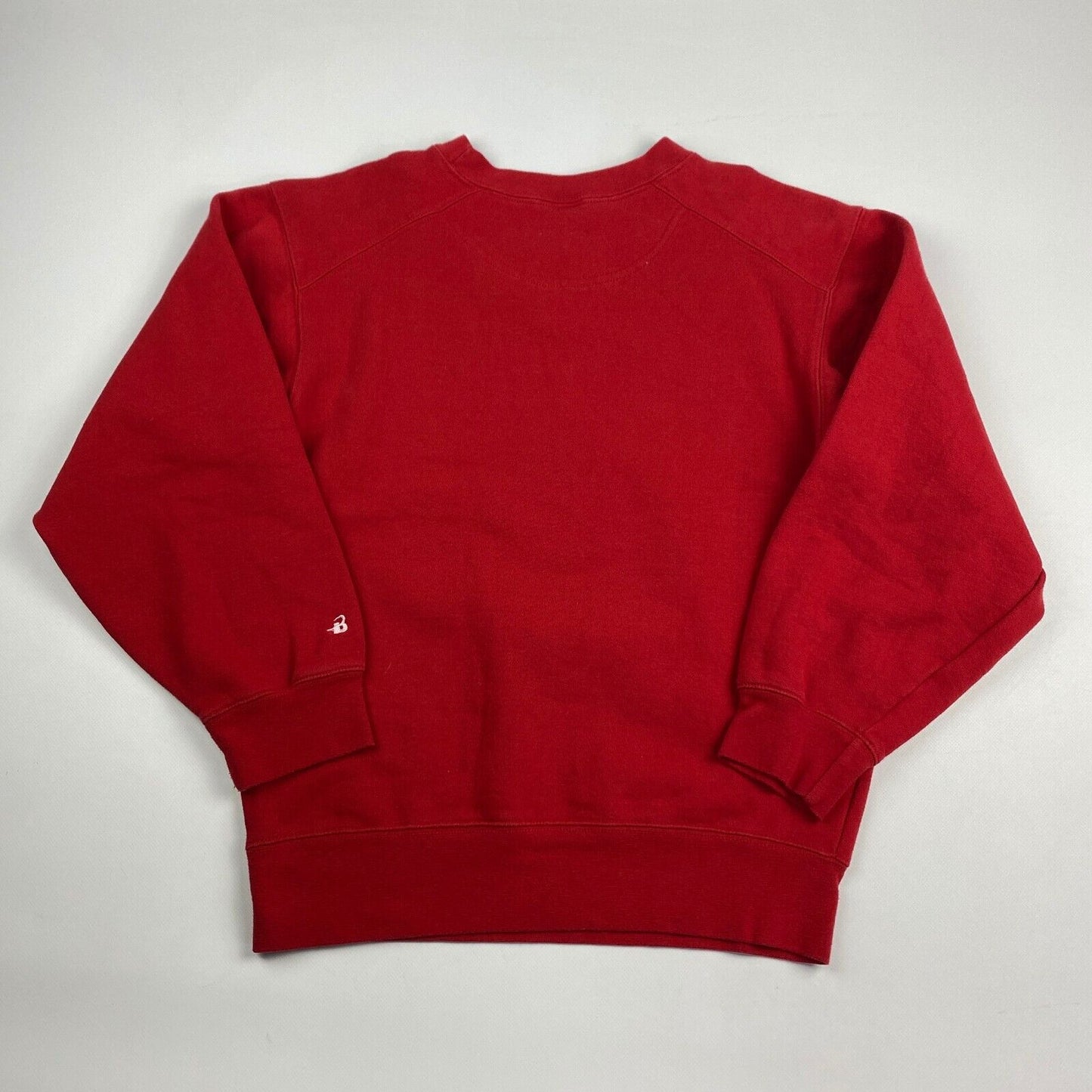 VINTAGE Shiloh M.S. Viking Graphic Red Crewneck Sweater sz Small Mens