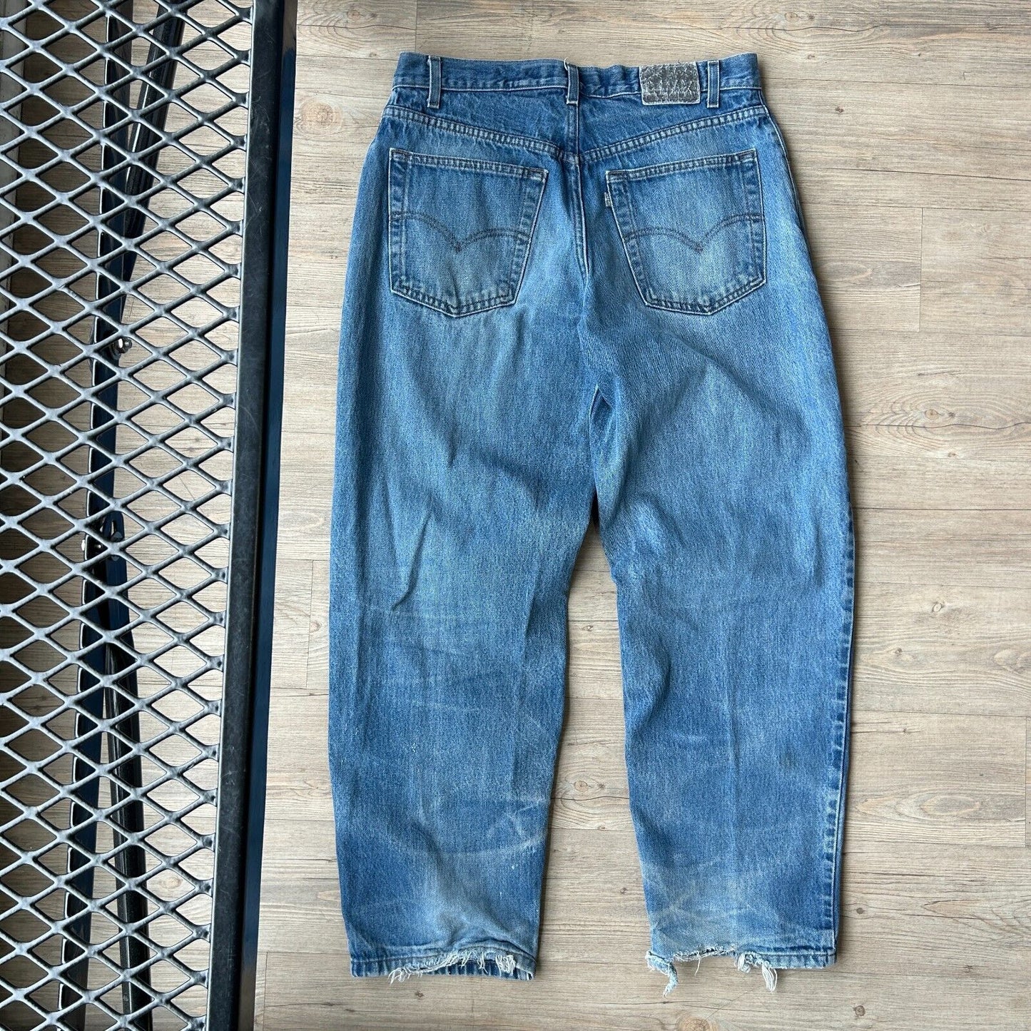 VINTAGE 90s | Levis SilverTab Baggy Faded Jeans Pants sz W34 L32