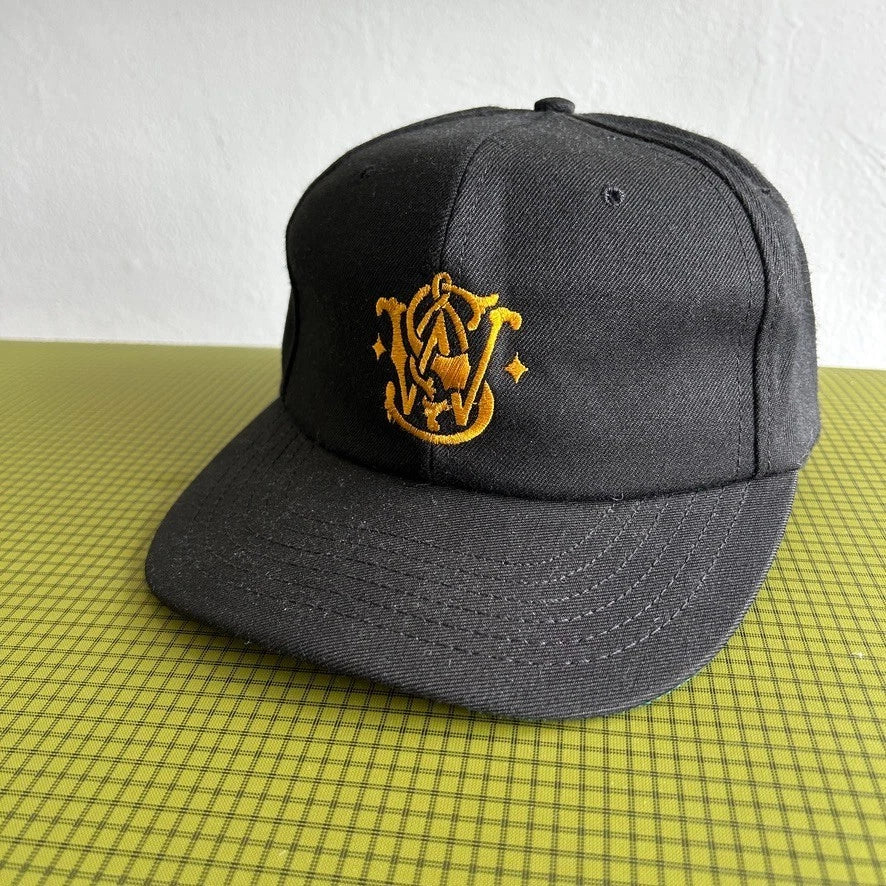 VINTAGE 80s 90s | Smith & Wesson Crest Gun Manufacturer Snapback Hat sz OS