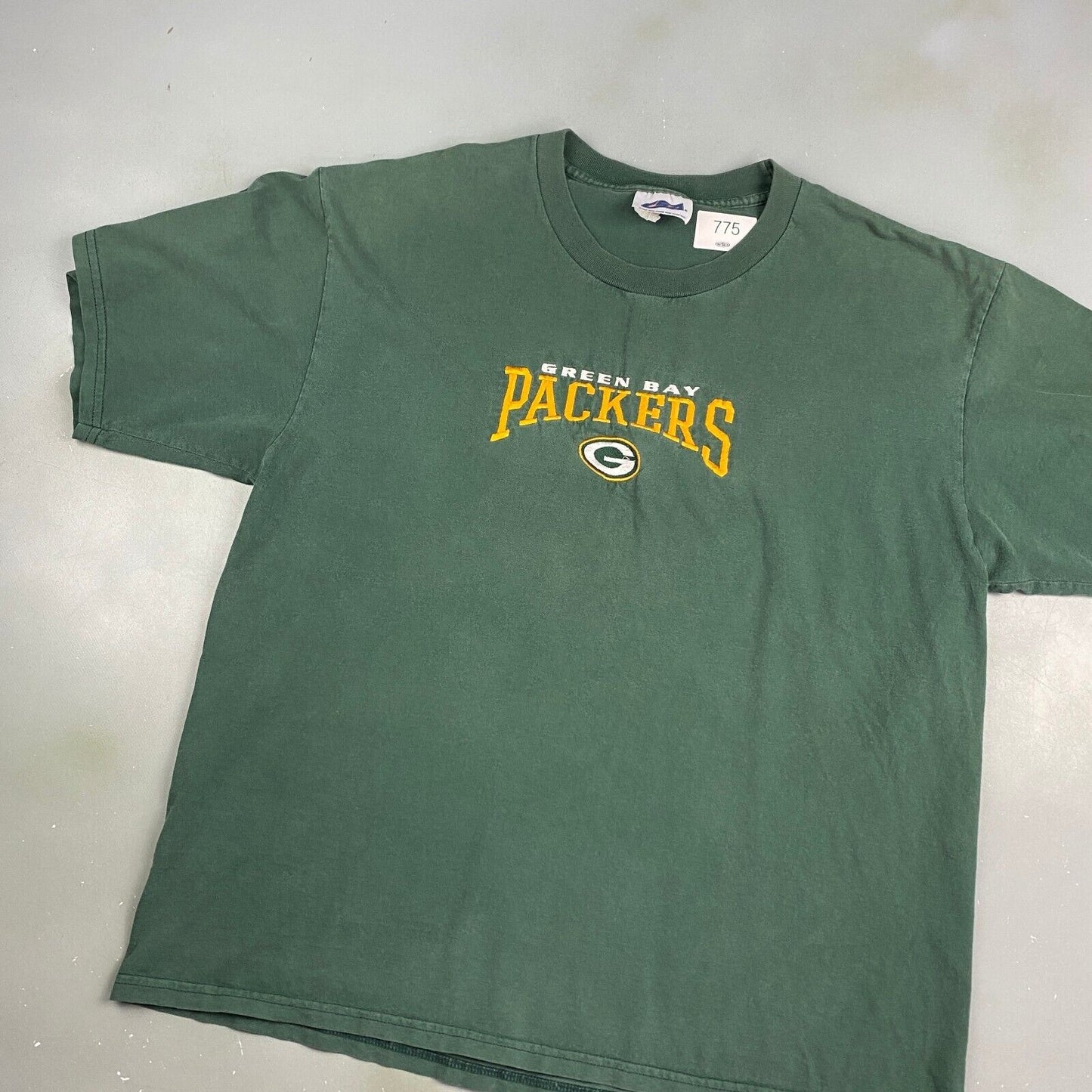 VINTAGE NFL Green Bay Packers Embroidered Logo T-Shirt sz XL Men Adult