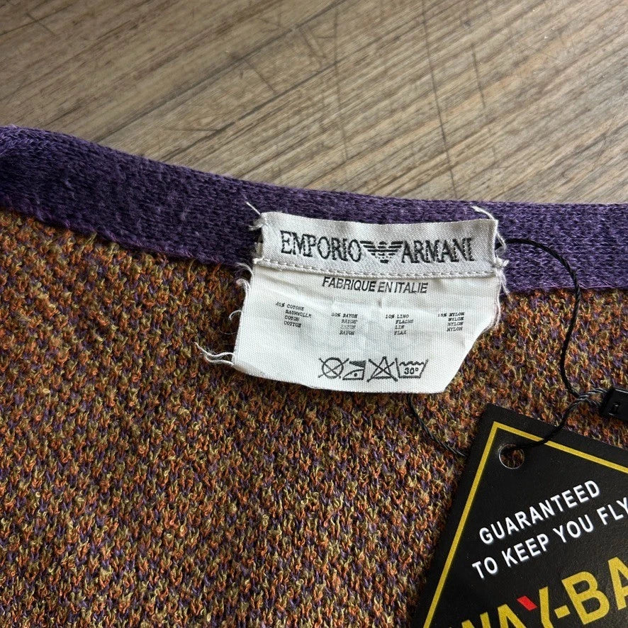 Emporio ARMANI 1990s | Vintage Cardigan Knit Sweater sz M/L