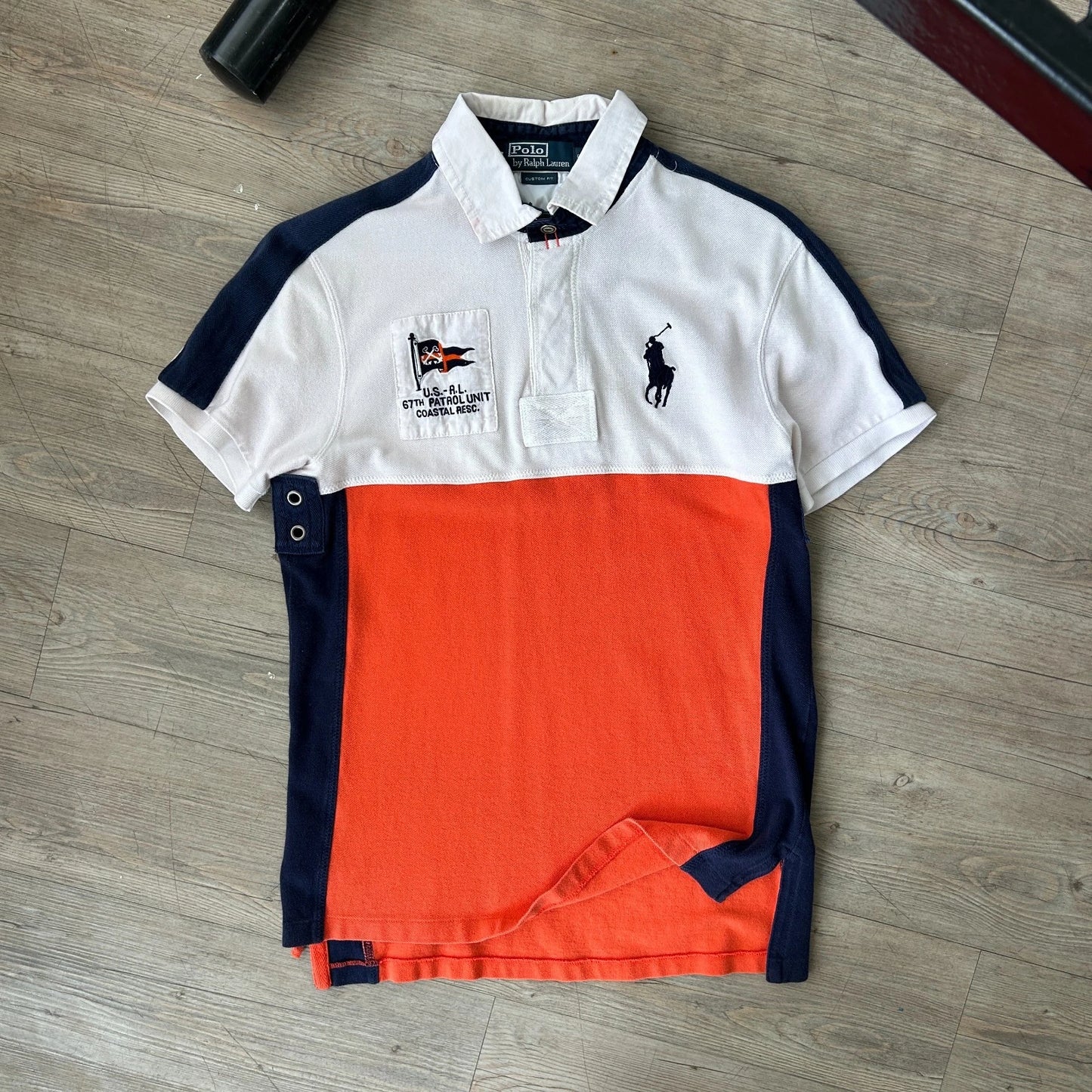 VINTAGE Y2k | Ralph Lauren Big Pony Coastal Resc. Polo Shirt sz S