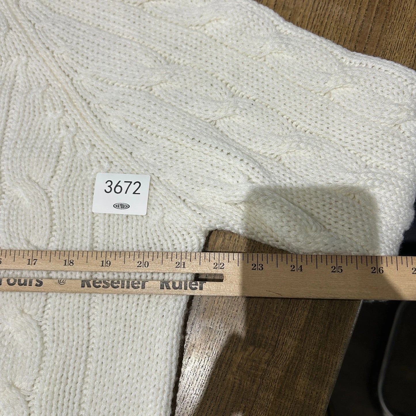 VINTAGE | Izod Lacoste Cable Knit Tennis Cricket Sweater sz L